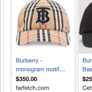 Burberry cap